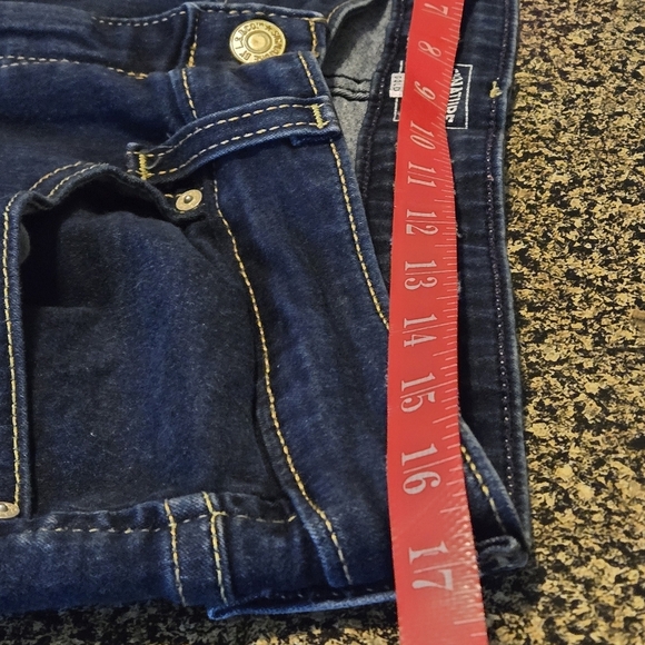 Levi's Signature Gold Mid-rise Skinny Blue Jeans Women size 14M (W32 L30) - Picture 9 of 16